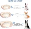 Comfortable Self-Heating Pet Bed with Removable Washable Cover; S Size; Pink