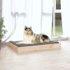 Dog Bed 36"x25.2"x3.5" Solid Wood Pine