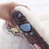 Pet Winter Cushion For Indoor Dogs & Cats; Anti-slip Warm Cat Bed With Paw Pattern; Cute Pet Bed Mat