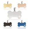 Stainless Steel Bone Shaped Pendant For Dog Cat Collars; Metal Pendant For Pet Necklace; Pet Supplies