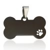 Stainless Steel Bone Shaped Pendant For Dog Cat Collars; Metal Pendant For Pet Necklace; Pet Supplies